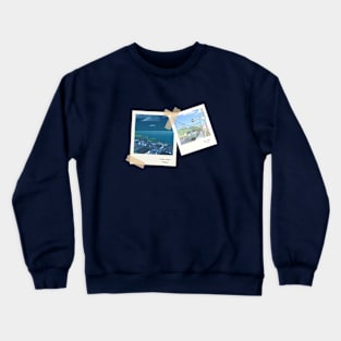 Osaka and Nara polaroids Crewneck Sweatshirt